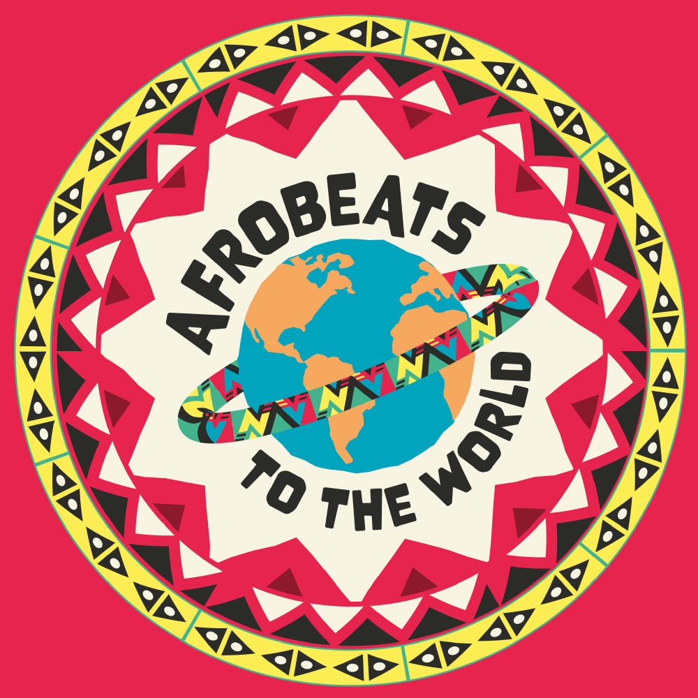 Festival graphic combining bold typography and illustration, used by Afro Nations across digital and large-scale print. Designed with Guy Pittard and Creative Footing.