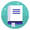 Creative Footing’s brand guidelines service icon, offering a complete brand manual to ensure visual consistency across all platforms.