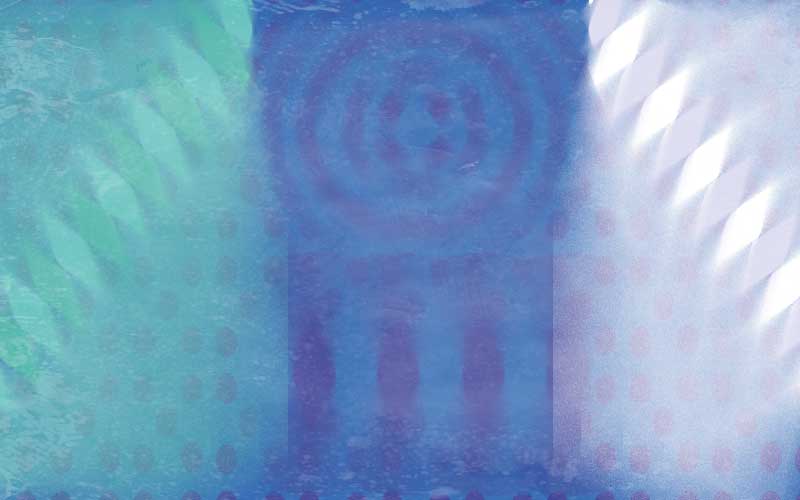 Colourful abstract background symbolising emotional impact of brand colours