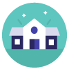 Icon representing school branding services. Logo design, colour schemes, and digital and print assets to enhance a school’s visual identity.