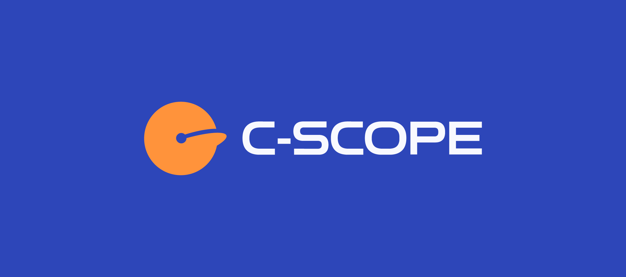 Logo design for C-SCOPE, with the primary colour scheme